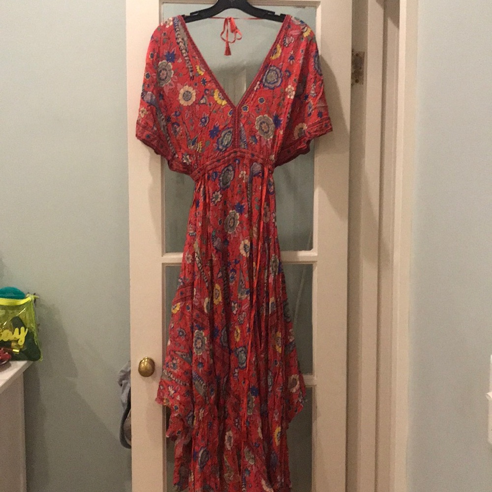 Spell & the Gypsy lovebird half moon maxi dress XS